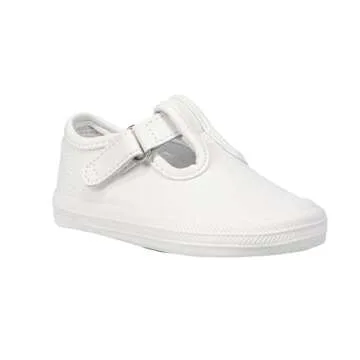 Keds Baby Girls T-Strap Sneaker White Size 3