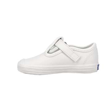 Keds Baby Girls T-Strap Sneaker White Size 3