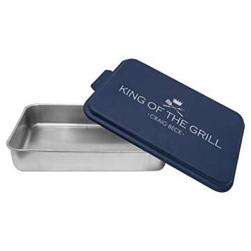 Personalized BBQ Prep Tub with Lid - Ultimate Grilling Gift