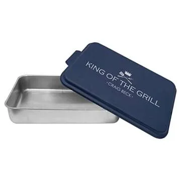 Personalized BBQ Prep Tub with Lid - Ultimate Grilling Gift