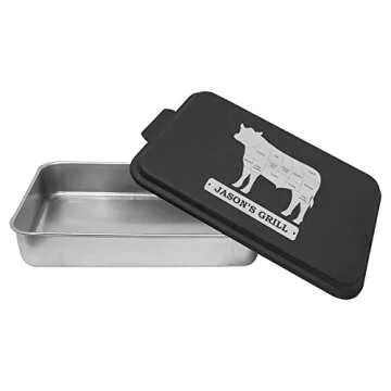 Personalized BBQ Prep Tub with Lid - Ultimate Grilling Gift