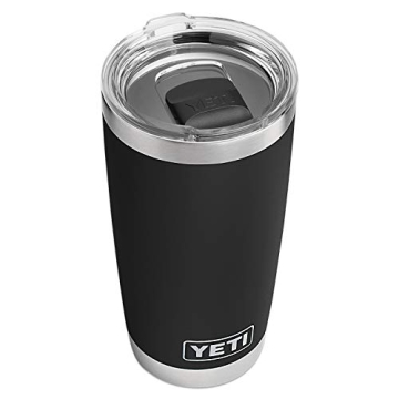 YETI Rambler 20 oz Tumbler - Vacuum Insulated, Black