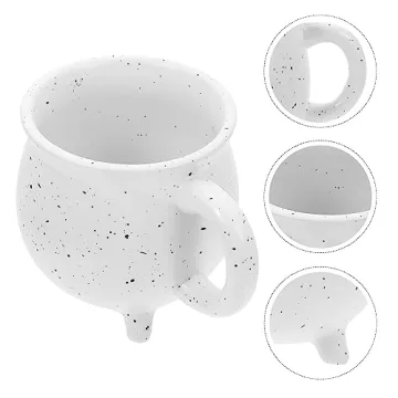 Gadpiparty Halloween White Ceramic Cauldron Mug