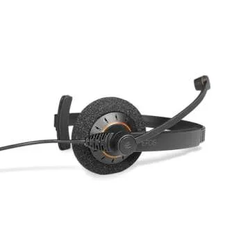 EPOS Sennheiser SC 30 USB ML (504546) - Single-Sided Business Headset | For Skype for Business | with HD Sound, Noise-Cancelling Microphone, & USB Connector (Black)