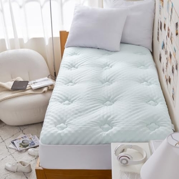 Hansleep Gel Memory Foam Mattress Topper Twin XL Comfort Support