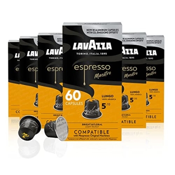 Lavazza Espresso Lungo Light Roast Capsules 60 Count