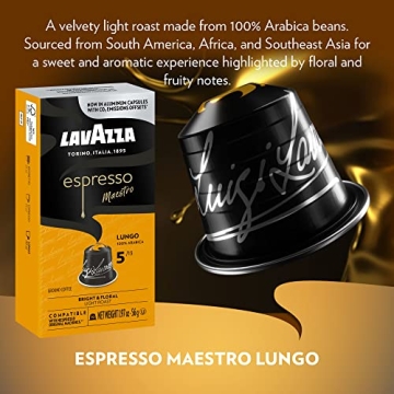 Lavazza Espresso Lungo Light Roast Capsules 60 Count