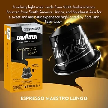 Lavazza Espresso Lungo Light Roast Capsules 60 Count