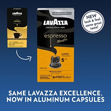Lavazza Espresso Lungo Light Roast Capsules 60 Count