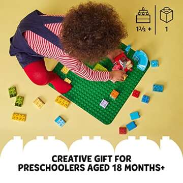 LEGO DUPLO Classic 10980 Green Building Base Plate for Creative Play