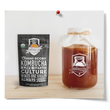 Fermentaholics Kombucha SCOBY Organic Culture for DIY Brewing
