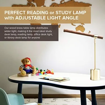 Modern Banker Slim Table Lamp - Elegant LED Desk Light