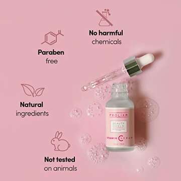 Prolixr Vitamin C Serum - Skin Clearing Serum - Brightening, Anti-Aging Skin Repair, Supercharged Face Serum, Dark Circle, Fine Line & Sun Damage Corrector, 30ml