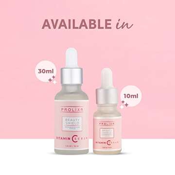 Prolixr Vitamin C Serum - Skin Clearing Serum - Brightening, Anti-Aging Skin Repair, Supercharged Face Serum, Dark Circle, Fine Line & Sun Damage Corrector, 30ml