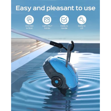 WYBOT Cordless Robotic Pool Vacuum with Powerful Suction