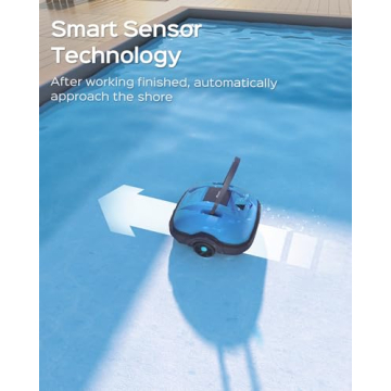 WYBOT Cordless Robotic Pool Vacuum with Powerful Suction