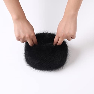 Dikoaina Faux Fur Wrist Cuffs Stylish Winter Warmer