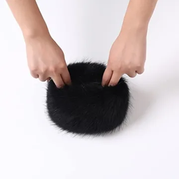 Dikoaina Faux Fur Wrist Cuffs Stylish Winter Warmer