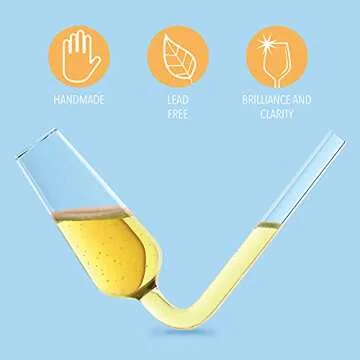 Godinger Champagne Guzzler Glasses for Memorable Toasts