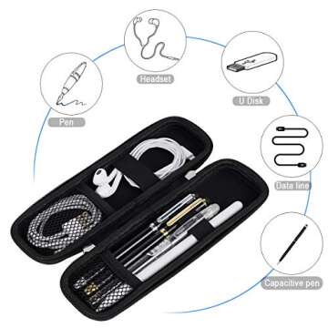 iDream365 Small Pencil Case Holder for Pencils,Hard Pen Case for Executive Fountain Pens,Ballpoint P...