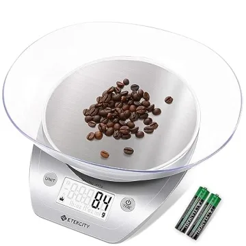 Etekcity 0.1g Food Kitchen Scale, Bowl, Digital Grams and Ounces for Weight Loss, Dieting, Baking, C...
