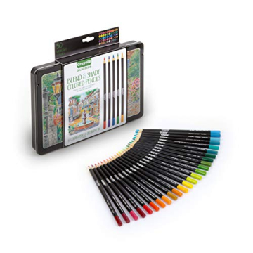 Crayola Blend & Shade Soft Core Colored Pencils 50 Count