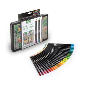 Crayola Blend & Shade Soft Core Colored Pencils 50 Count