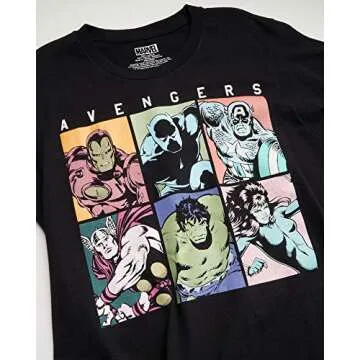 Marvel Comics Men's Avengers & Deadpool T-Shirts