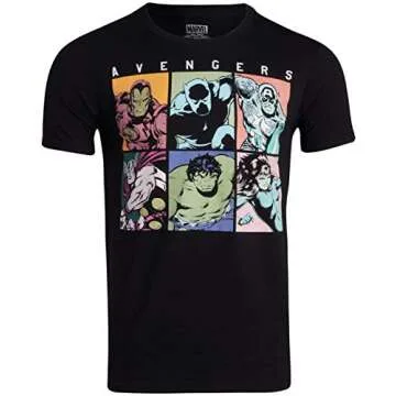 Marvel Comics Men's Avengers & Deadpool T-Shirts