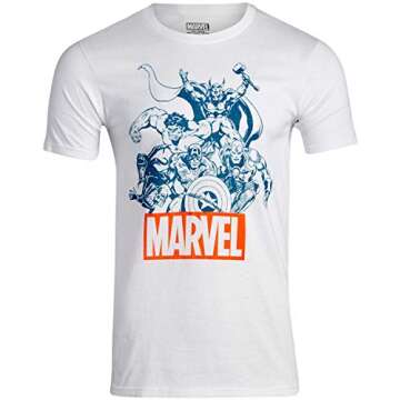 Marvel Comics Men's Avengers & Deadpool T-Shirts