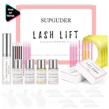 2025 Upgraded Lash Lift Kit for Perming,Curling and Lifting Eyelashes | Semi-Permanent Salon Grade Supplies for Beauty Treatments | Includes Eye Shields,Pads and Accessories