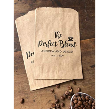 Bridal Shower Coffee Favor Bags Perfect for Weddings