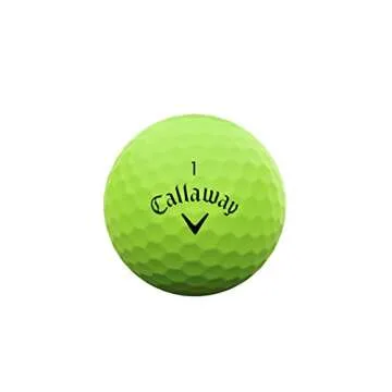 Callaway Golf Supersoft Balls 2023, Vibrant Green Color