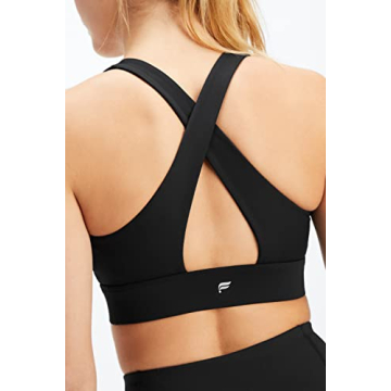 Fabletics Women's Stylish Oasis Twist Sports Bra for All Activities