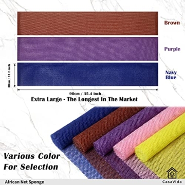 CASAVIDA African Net Sponge for Exfoliating Shower Care