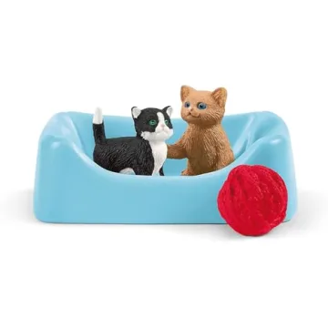 Schleich Cute Cats and Kittens Playtime Set - 9-Piece