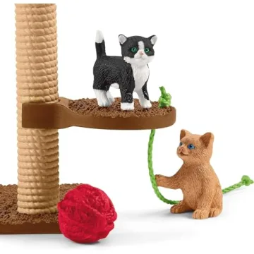 Schleich Cute Cats and Kittens Playtime Set - 9-Piece