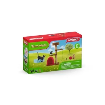 Schleich Cute Cats and Kittens Playtime Set - 9-Piece