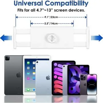 Yoobao Swivel Tablet Stand - Adjustable Holder for Devices