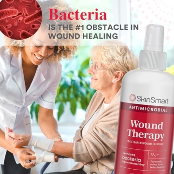 SkinSmart Antimicrobial Wound Therapy Spray for Safe Healing