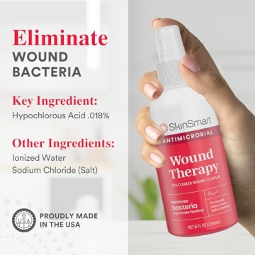 SkinSmart Antimicrobial Wound Therapy Spray for Safe Healing