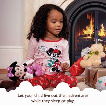 Disney Boys' Mickey Mouse 2-Piece Snug-Fit Cotton Pajamas Set, MICKEY AMERICA, 12M