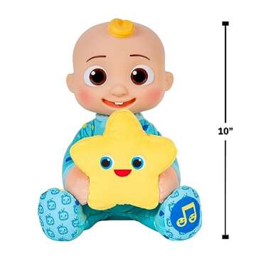 CoComelon Peek-A-Boo JJ 10” Feature Plush - Featuring Favorite Song, Phrases, and Sounds - Play Peek-A-Boo with JJ - Toys for Preschool and Kids - Amazon Exclusive
