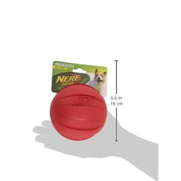 Nerf Dog Classic Squeak Ball Toy for Dogs
