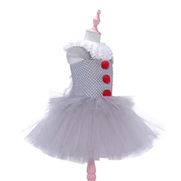 Fantasy J Girls Halloween Clown Tutu Dress for Kids