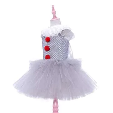 Fantasy J Girls Halloween Clown Tutu Dress for Kids