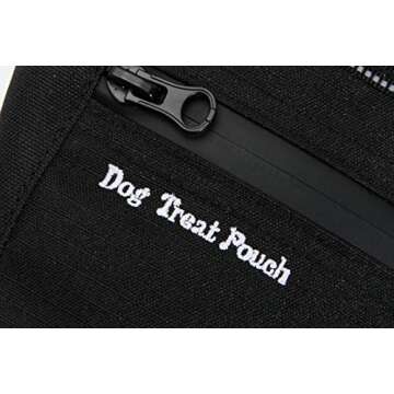 eBasics Dog Treat Pouch for Training Doggie Puppy Snack Reward Pouch Bait Bag Pet Treat Carrier Holder with Clip Waist Belt Magnetic Opening