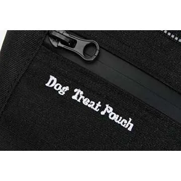eBasics Dog Treat Pouch for Training Doggie Puppy Snack Reward Pouch Bait Bag Pet Treat Carrier Holder with Clip Waist Belt Magnetic Opening