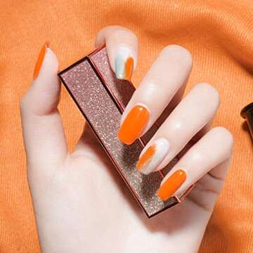 VENALISA 15ml Neon Orange Gel Nail Polish for Stunning Manicures