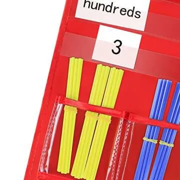 Eamay Counting Caddy & Place Value Pocket Chart - Classroom Essential